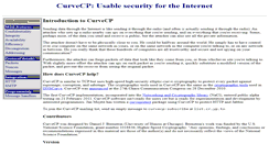 Desktop Screenshot of curvecp.org
